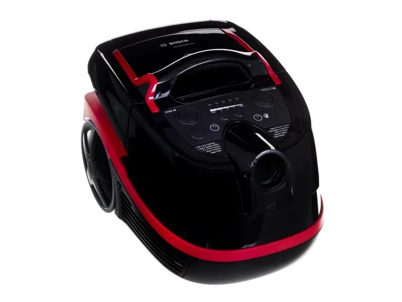 Bosch Serie 4 BWD421POW 2100 W Cylinderdammsugare Torr&våt HEPA Svart & Röd