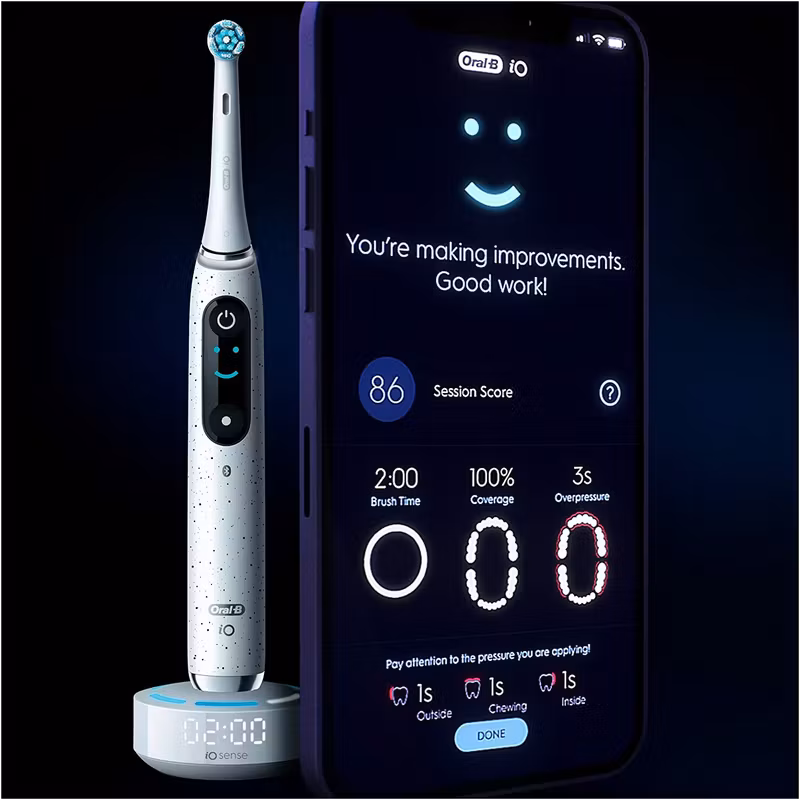 Oral-B Io Series 10 eltandborste stardust white