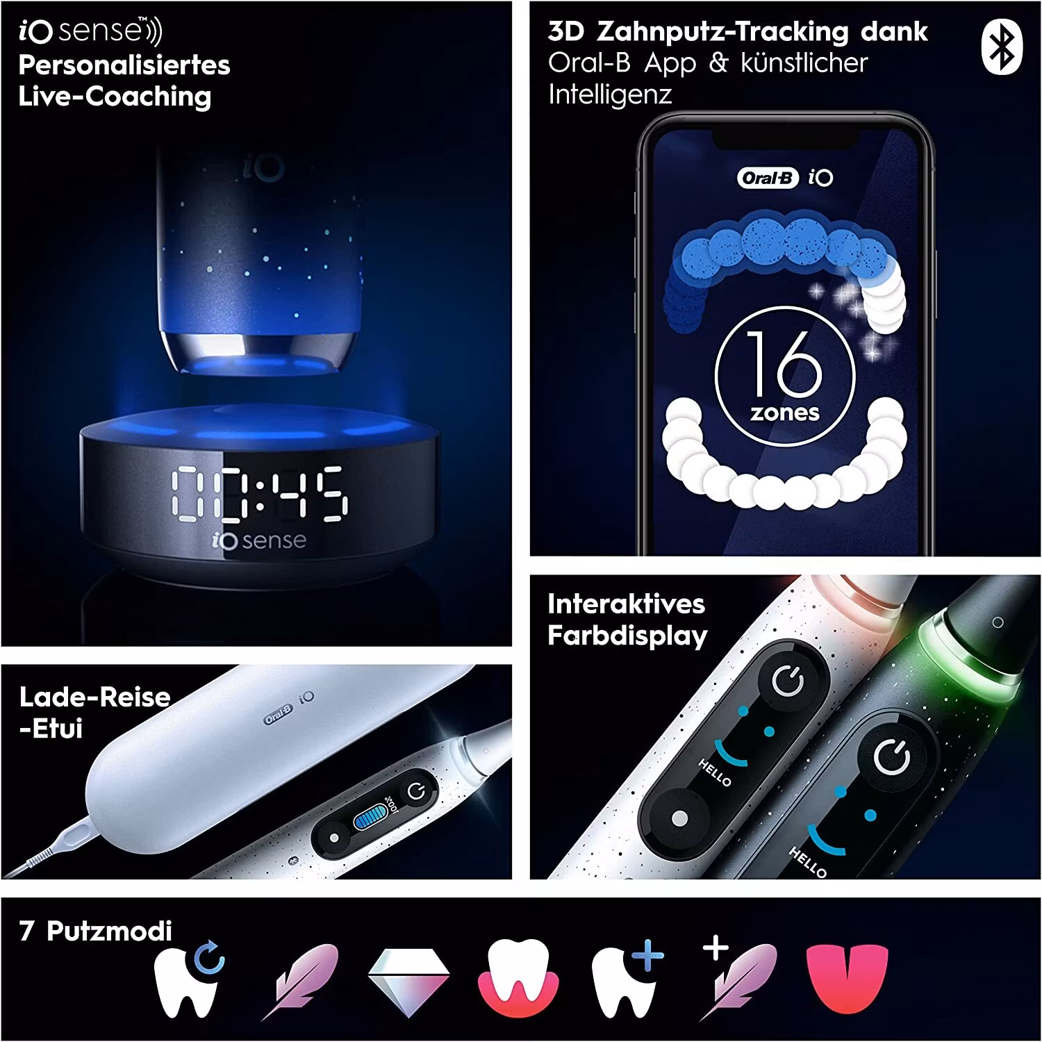 Oral-B Io Series 10 eltandborste stardust white