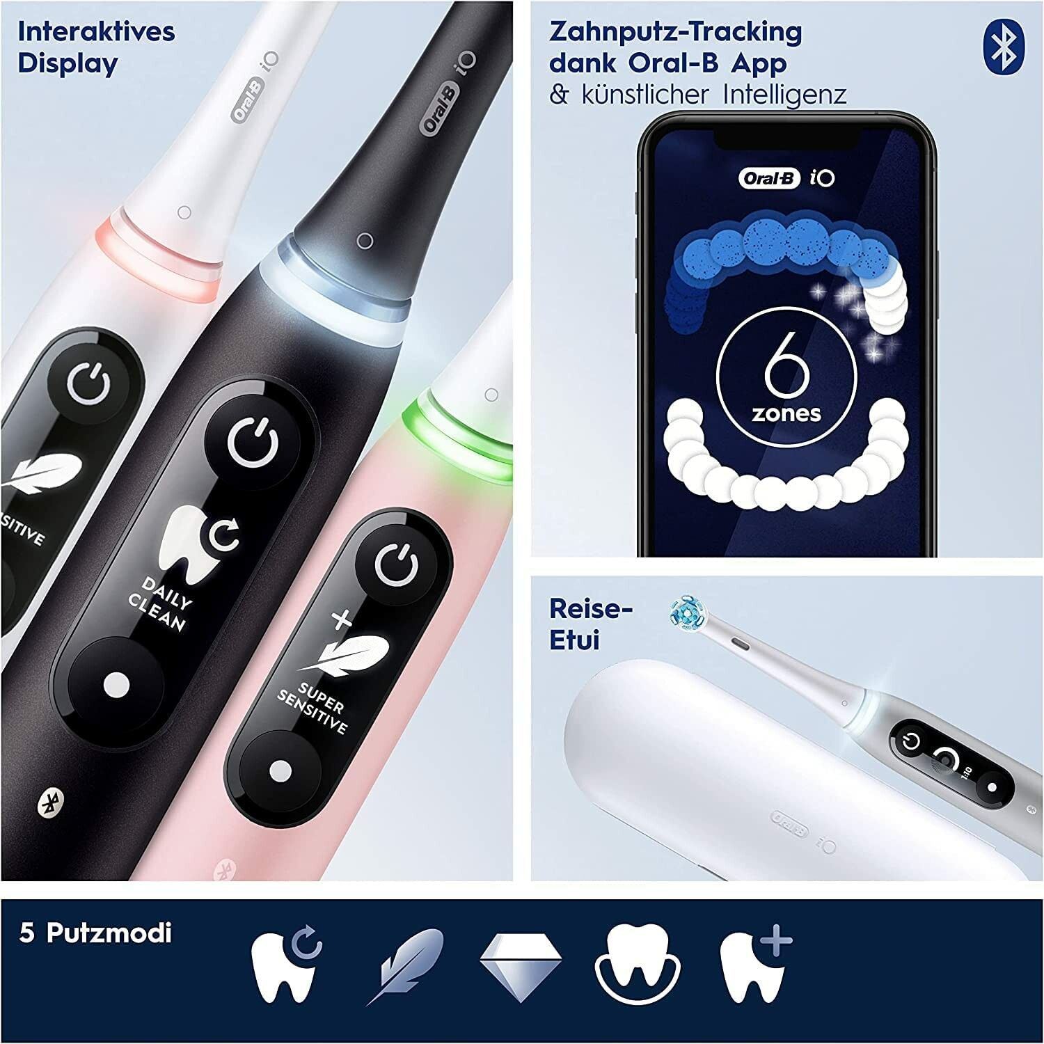 Braun Oral-B iO Series 6 Pink Sand + Etui