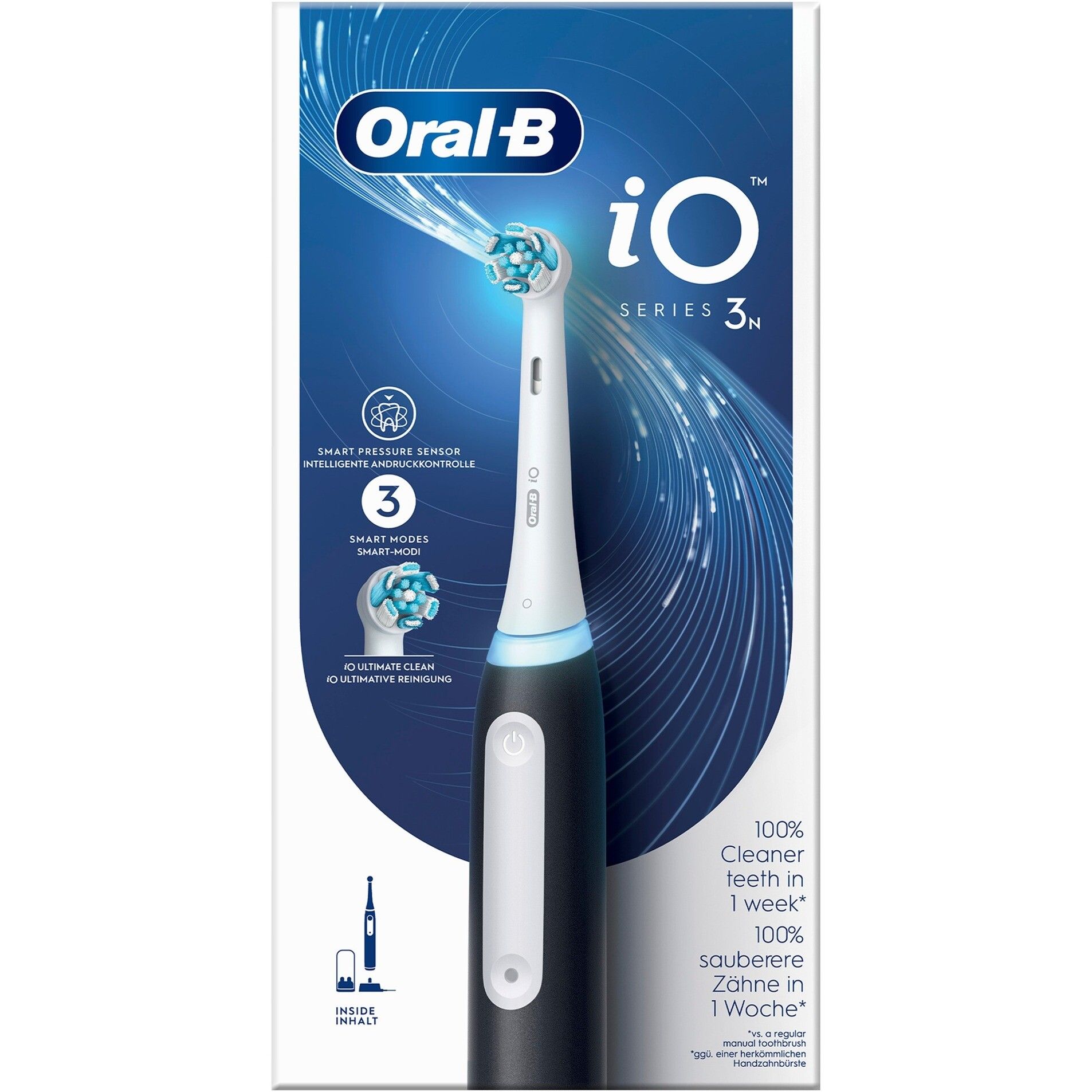 Braun Oral-B iO Series 3 Eltandborste Matt Black