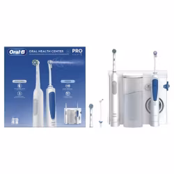 Oral-B Pro Series 1 + Health Center Blå Vit