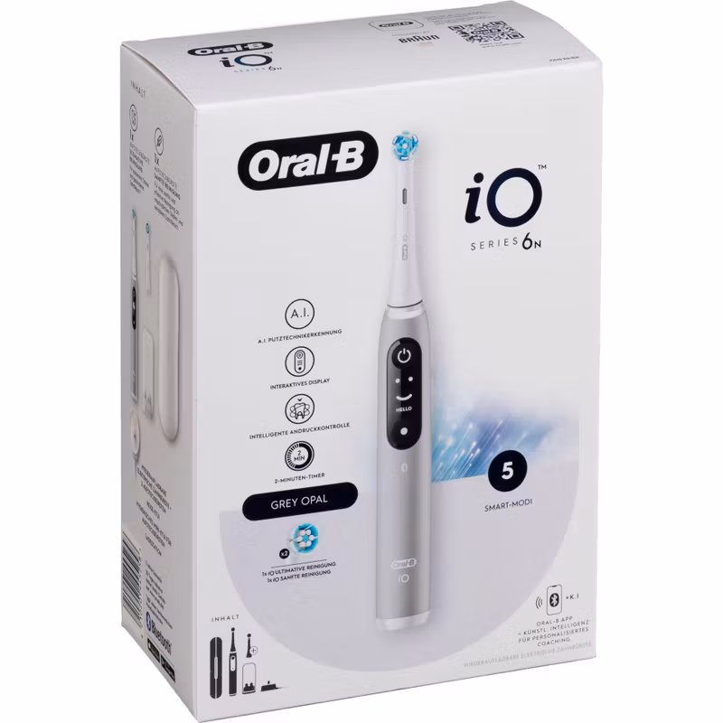 Oral-B Eltandborste Grå med Fodral
