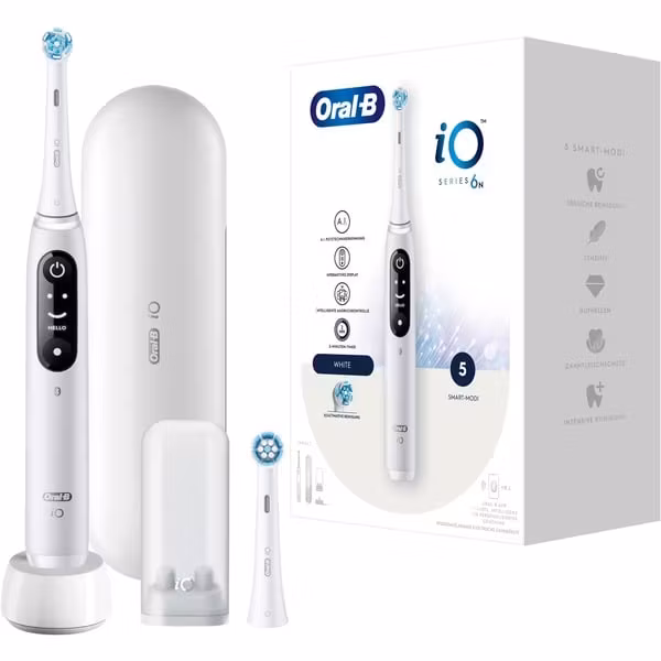 Braun Oral-B iO Series 6 Vit + Fodral