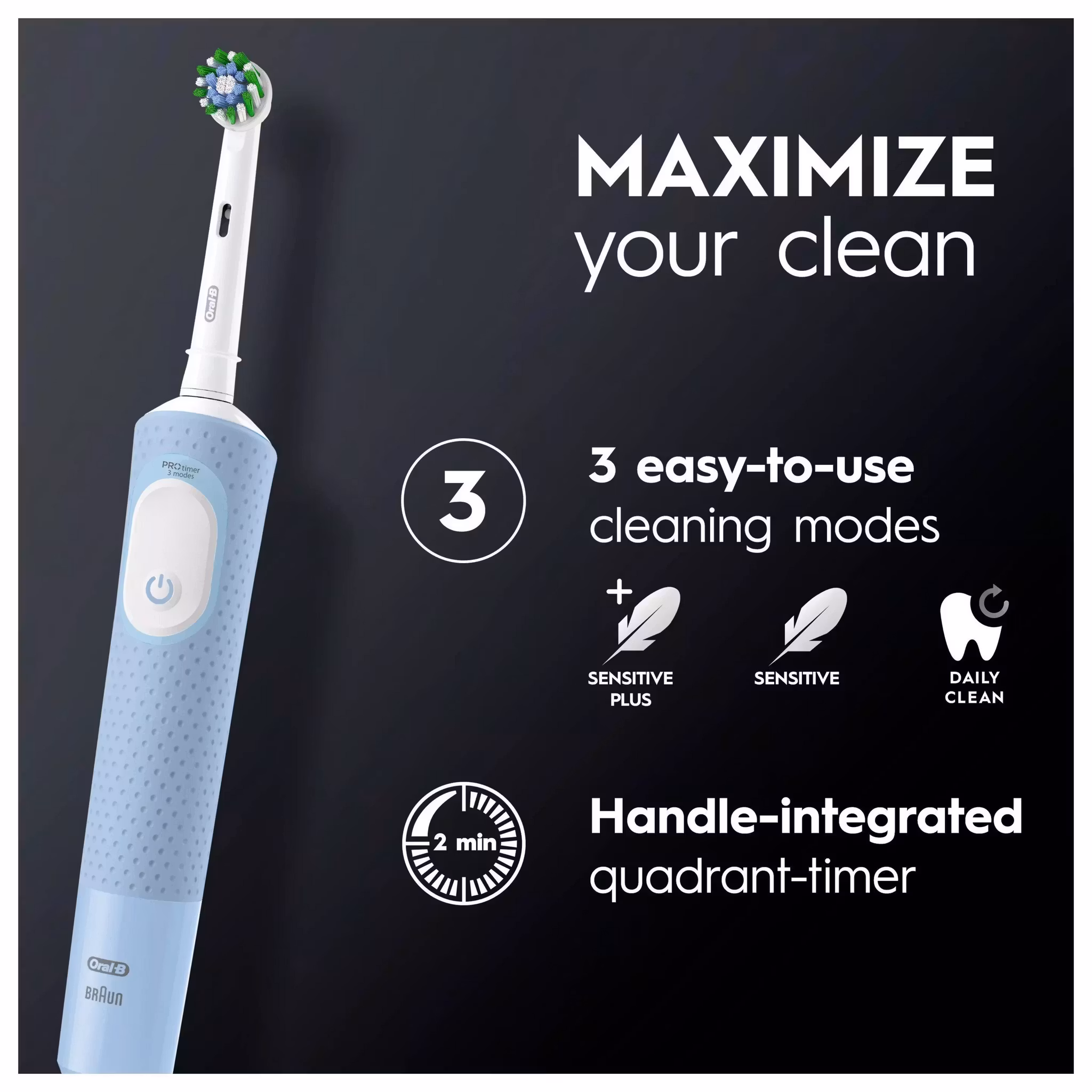 Oral-B Vitality Pro Eltandborste Blå