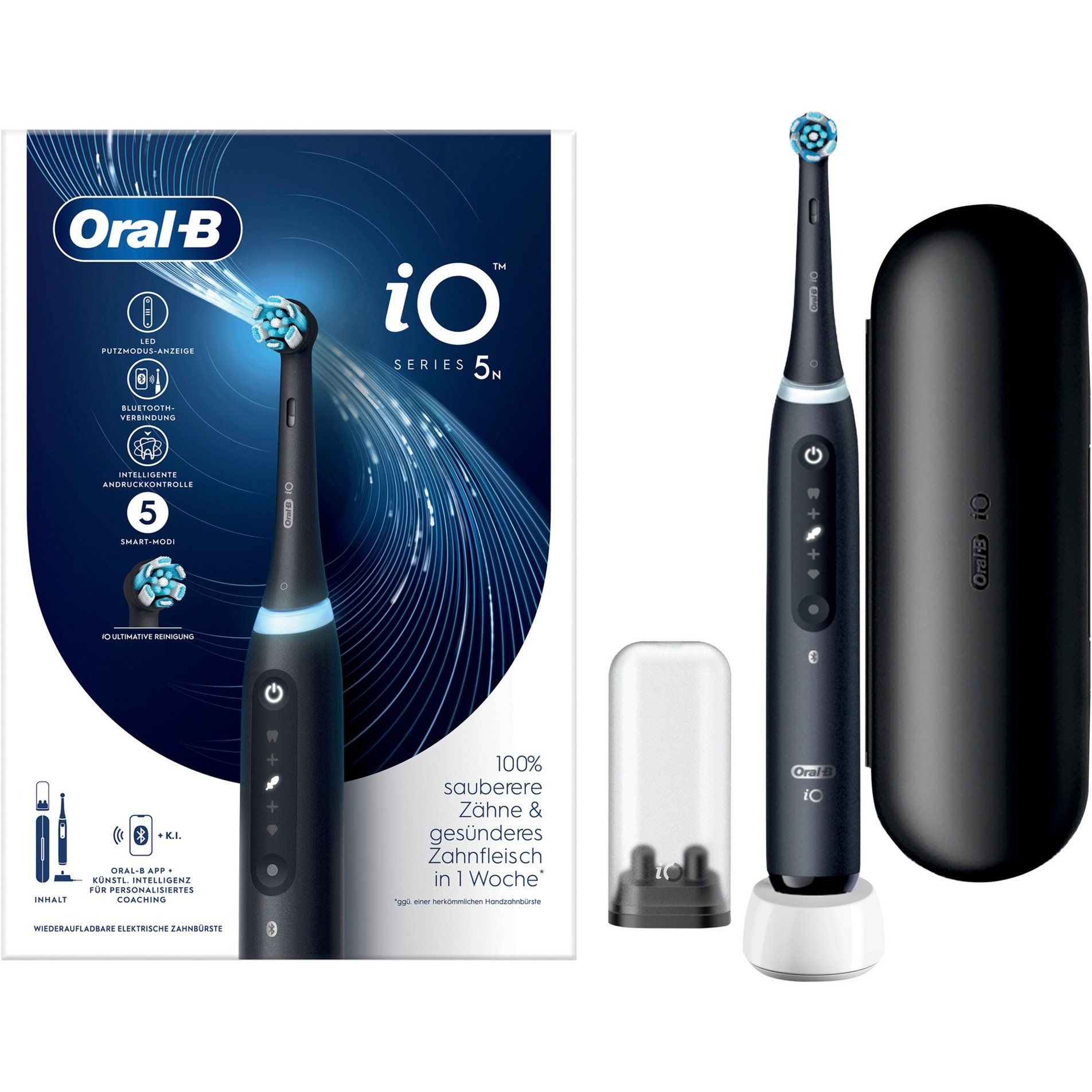 Oral-B iO Series 5 Eltandborste Matt Svart