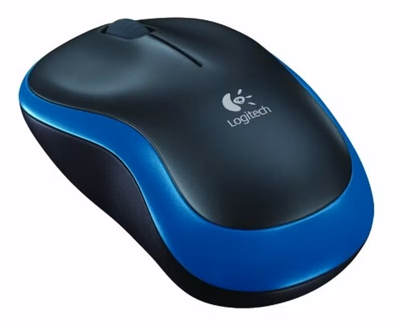 Logitech WL-mus M185 blå