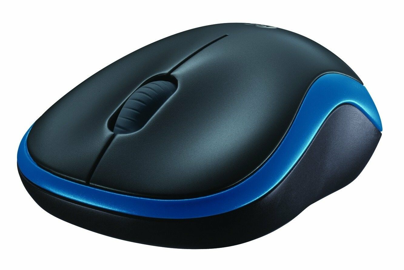 Logitech Trådlös Mus M185 Blå
