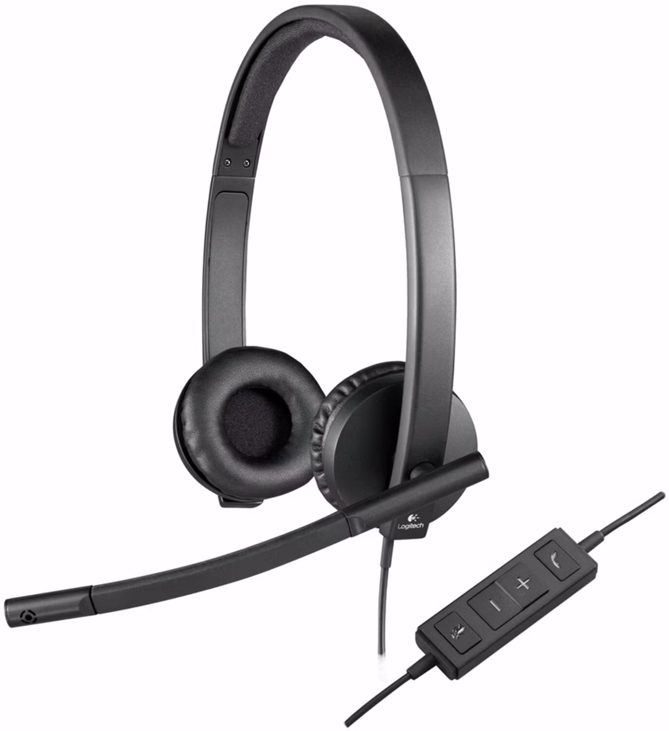 Logitech H570e Stereo Headset black