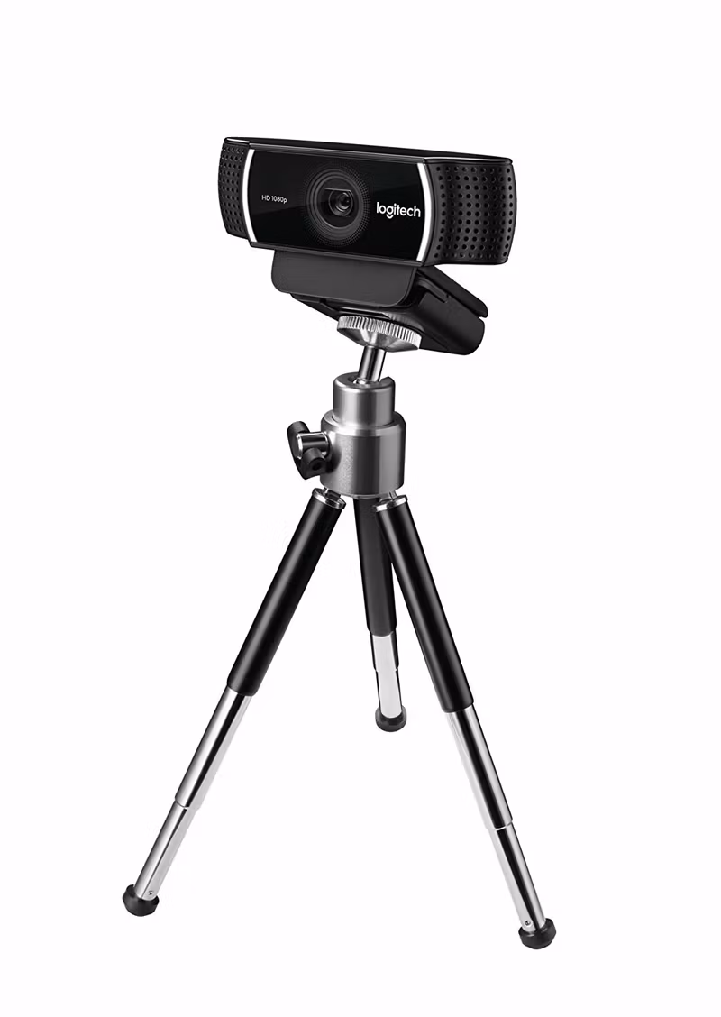 Logitech C922 Pro Stream webbkamera - svart