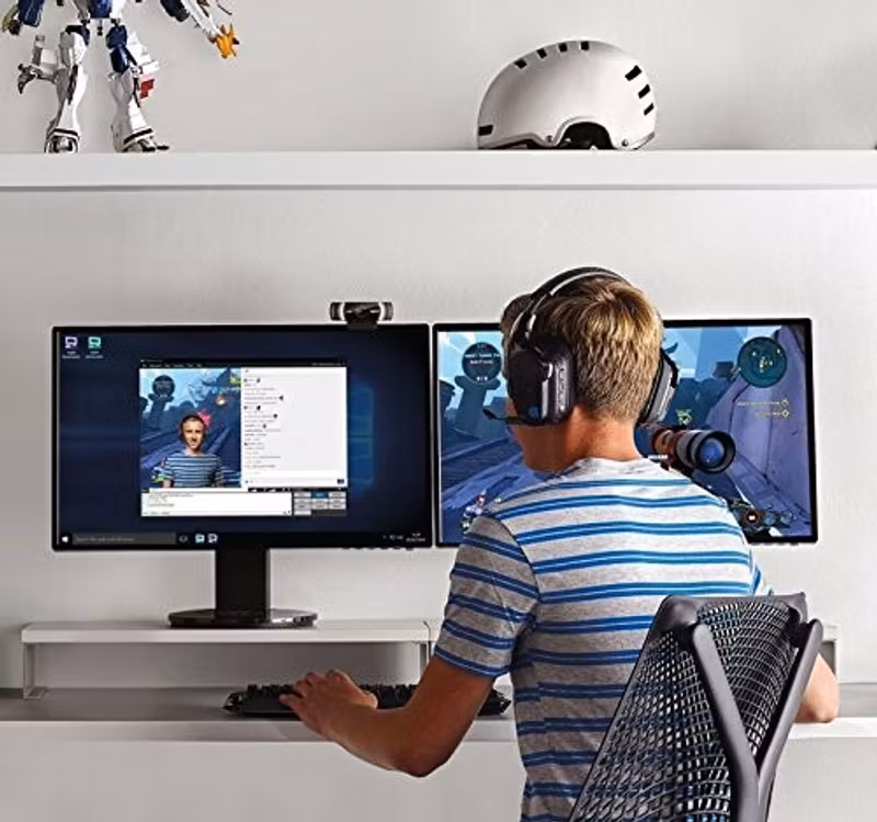 Logitech C922 Pro Stream webbkamera - svart