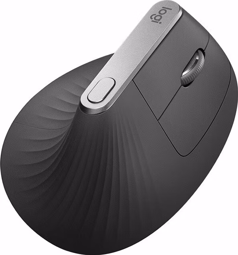 Logitech MX Vertical Wireless Mus Svart