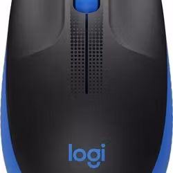 Logitech M190 mouse RF Wireless Optical Svart/Blå