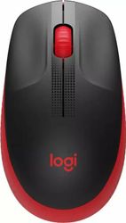 Logitech M190 mouse RF Wireless Optical Röd