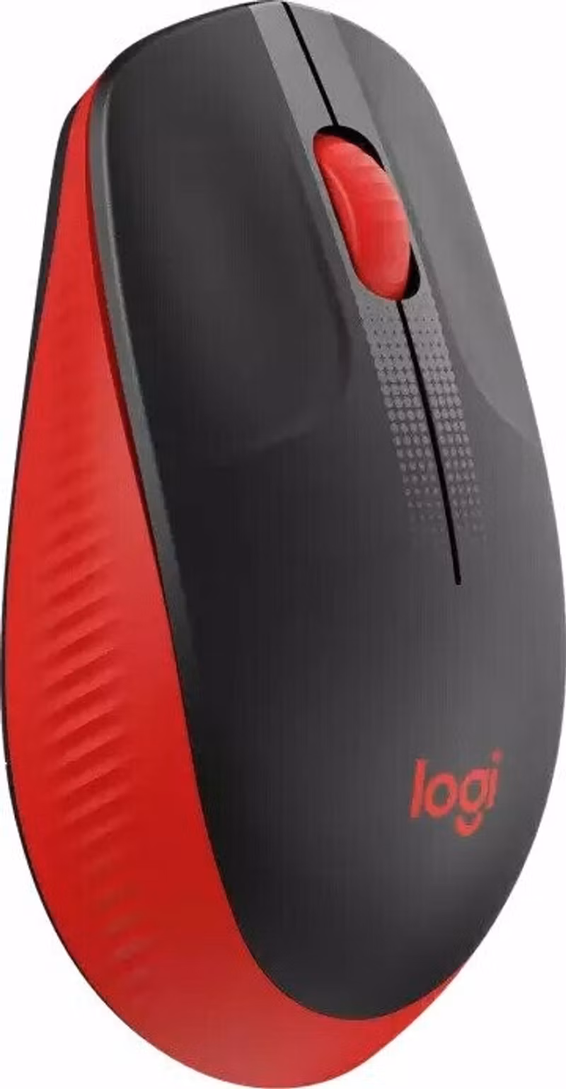 Logitech M190 mouse RF Wireless Optical Röd