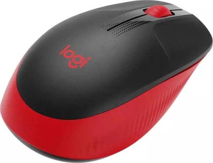 Logitech M190 mouse RF Wireless Optical Röd