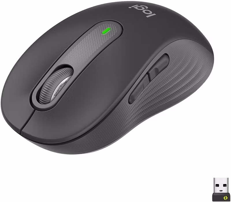 Logitech Signature M650 M Wireless Mouse Graphite