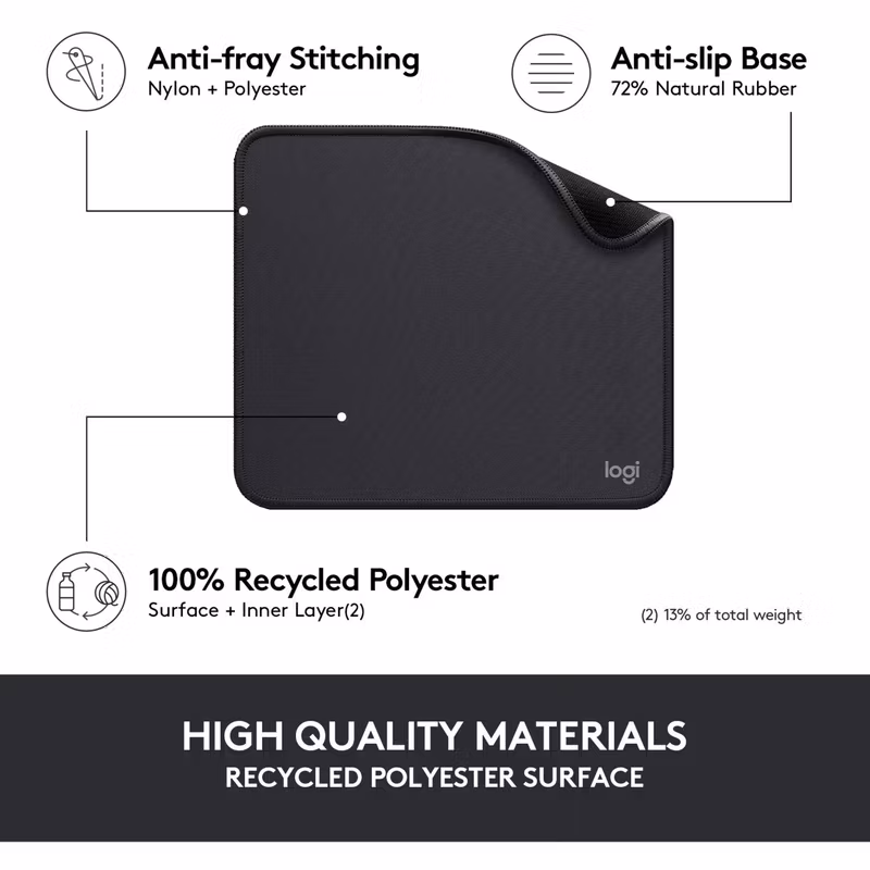 Logitech Mouse Pad Studio Series musmatta Graphite