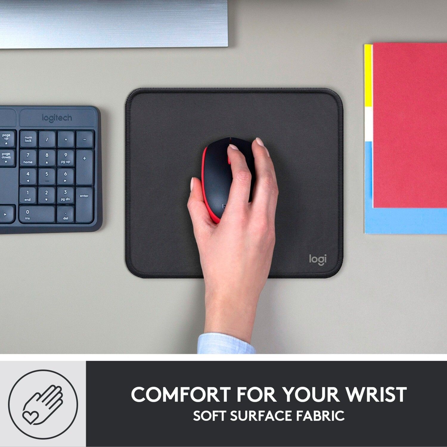 Logitech Mouse Pad Studio Series musmatta Graphite