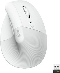 Logitech Lift Vertical Ergonomic Mouse White/Grey
