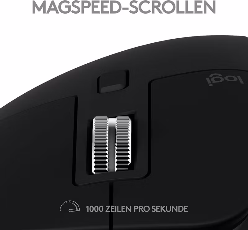 Logitech MX Master 3S For Mac Wireless Mouse Svart