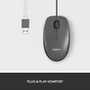 Logitech M100 Trådbunden Mus Svart