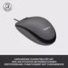 Logitech M100 Trådbunden Mus Svart