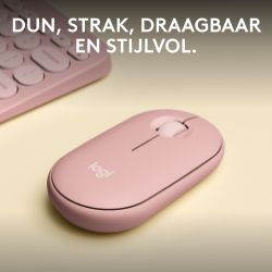 Logitech Pebble Mouse 2 M350s Pink