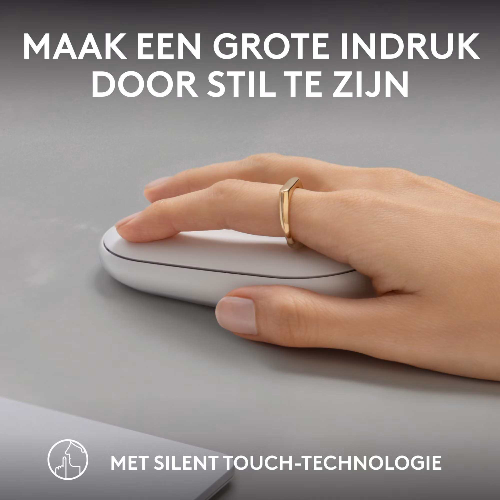 Logitech Pebble Mouse 2 M350s Vit