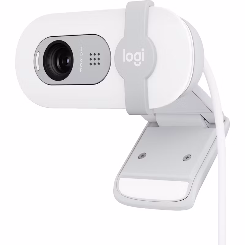 Logitech BRIO 100 Webbkamera Vit