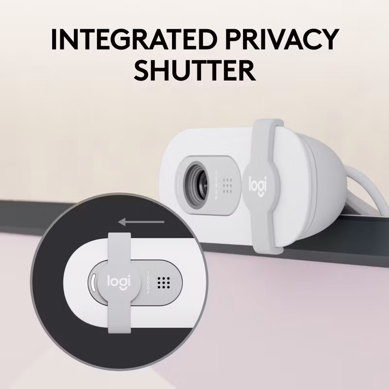 Logitech BRIO 100 Webbkamera Vit