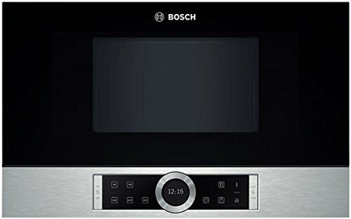 Bosch Serie | 8 BFR634GS1 Mikrovågsugn inbyggd 21 liter 900 W rostfritt stål