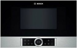 Bosch Serie | 8 BFR634GS1 Mikrovågsugn inbyggd 21 liter 900 W rostfritt stål