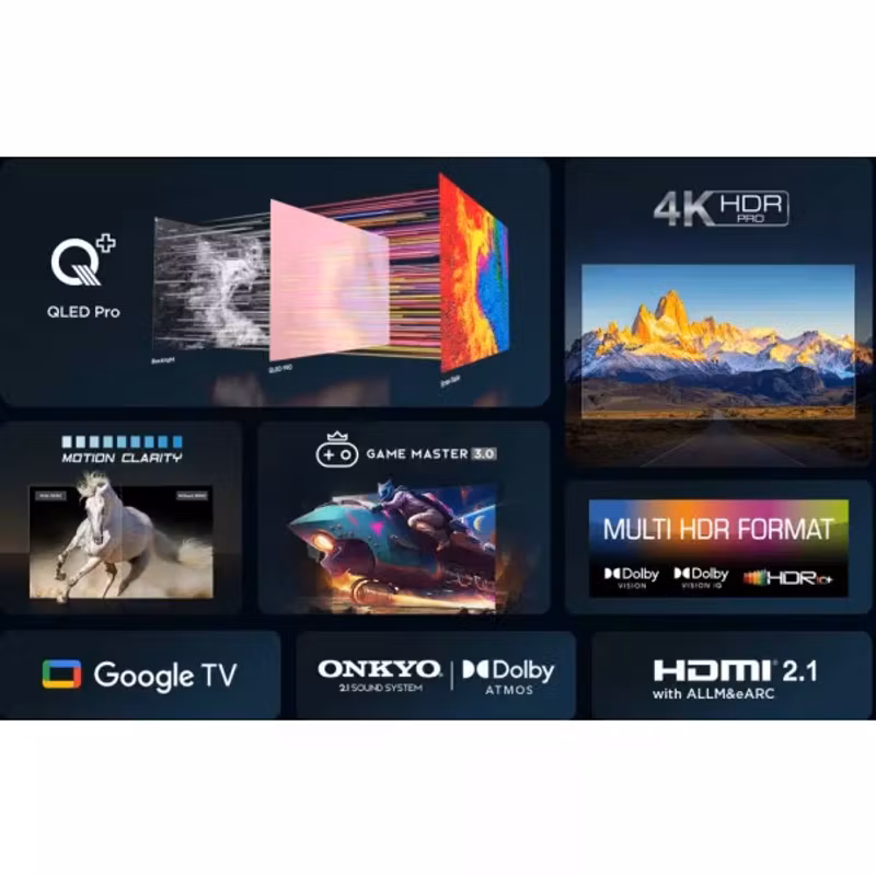 TCL 55C655 55" QLED Pro 4K Google TV