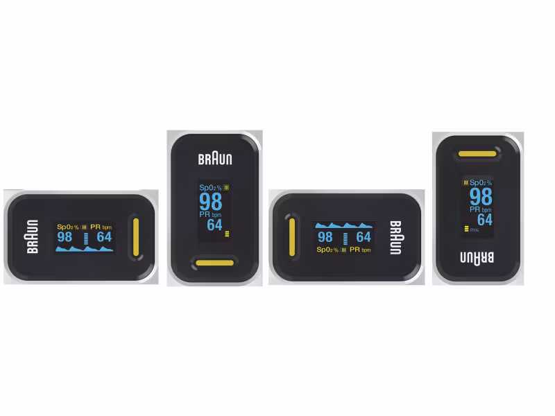 Braun Pulse Oximeter YK-81CEU Fingeravtryckssensor Blodsyremätare