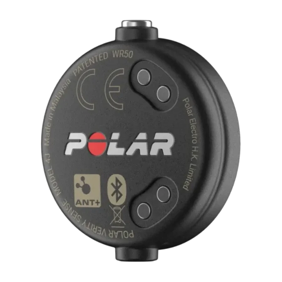 Polar Verity Sense pulsmätare med armband Svart