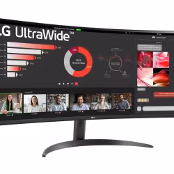 LG 34" UltraWide 34WR50QK-B UWQHD (3440x1440) 100Hz Curved