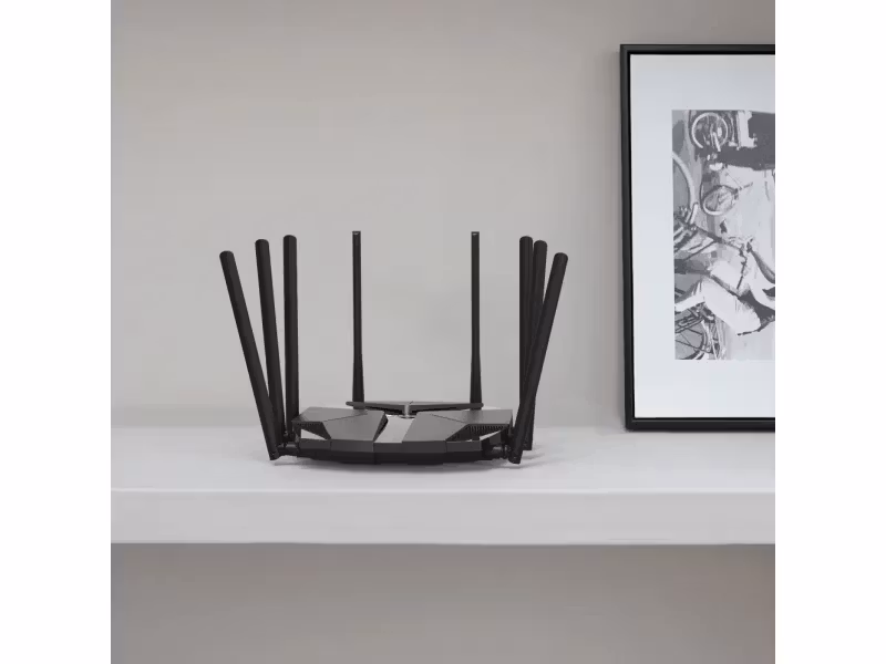 Mercusys MR90X trådlös router Gigabit Ethernet Dual-band (2,4 GHz / 5 GHz) Svart