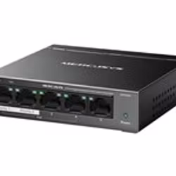Mercusys MS105GP 5-Port Gigabit Desktop Switch 4-Port PoE+