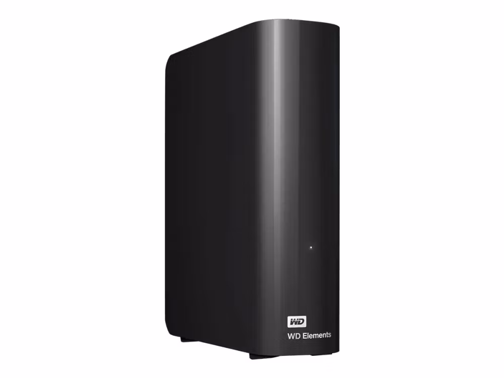 WD Elements Desktop 20 TB, External Hard Drive (Black, Micro-USB-B 3.2 Gen 1 (5 Gbit/s))
