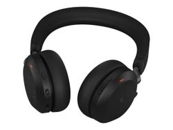 Jabra Evolve2 75 MS Stereo trådlöst headset med stativ Svart
