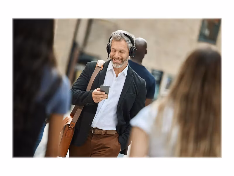 Jabra Evolve2 75 UC Stereo USB-A Wireless On-ear Headset Svart