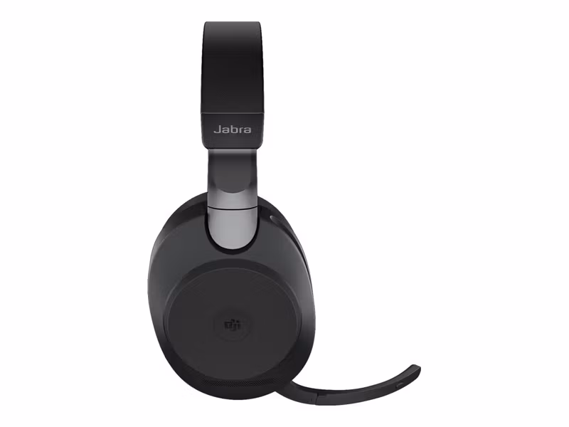 Jabra Evolve2 85 L380a MS Stereo headset med laddningställ Svart