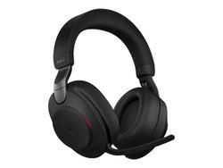 Jabra Evolve2 85 L380a MS Stereo headset med laddningställ Svart