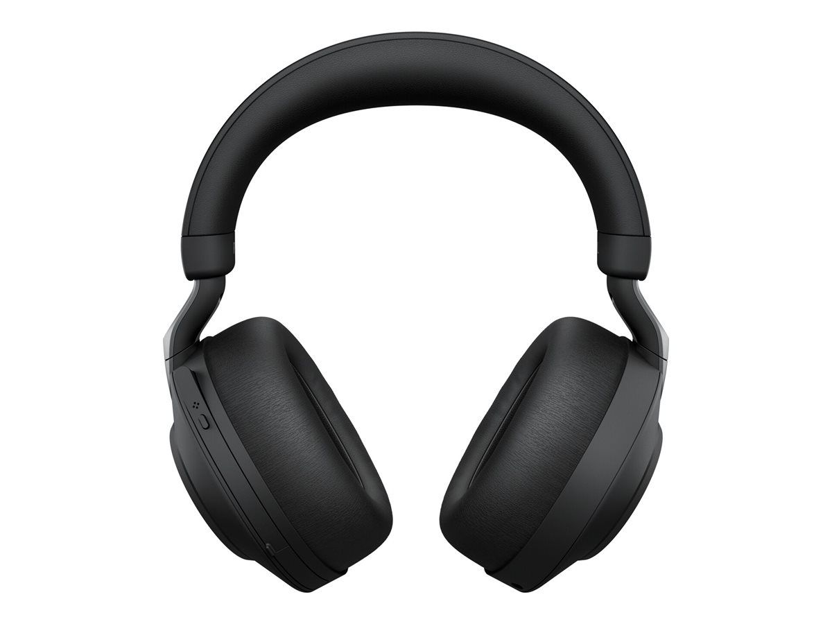 Jabra Evolve2 85 L380a MS Stereo headset med laddningställ Svart