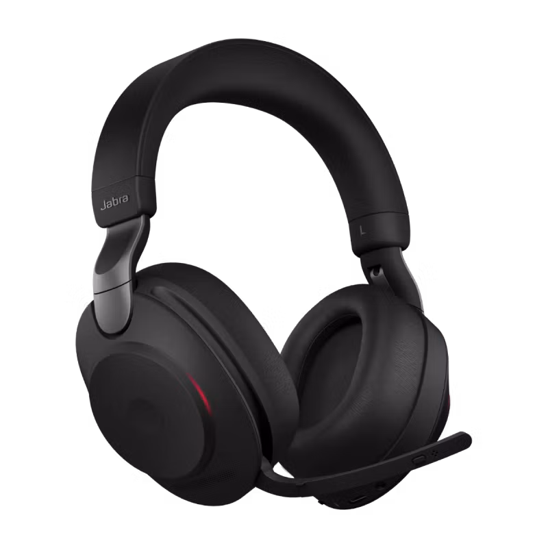 Jabra Evolve2 85 UC Stereo USB-A trådlöst headset Svart