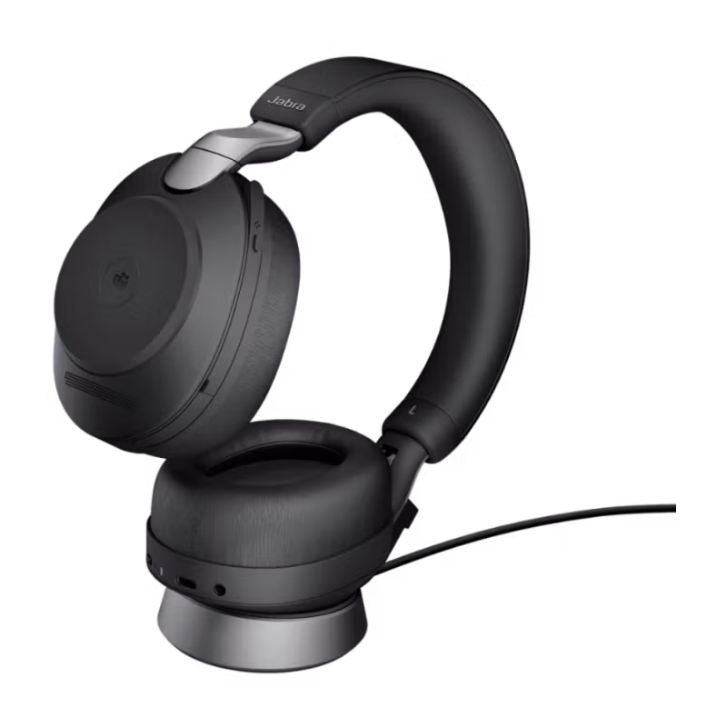 Jabra Evolve2 85 USB-C Stereo ink stativ Svart