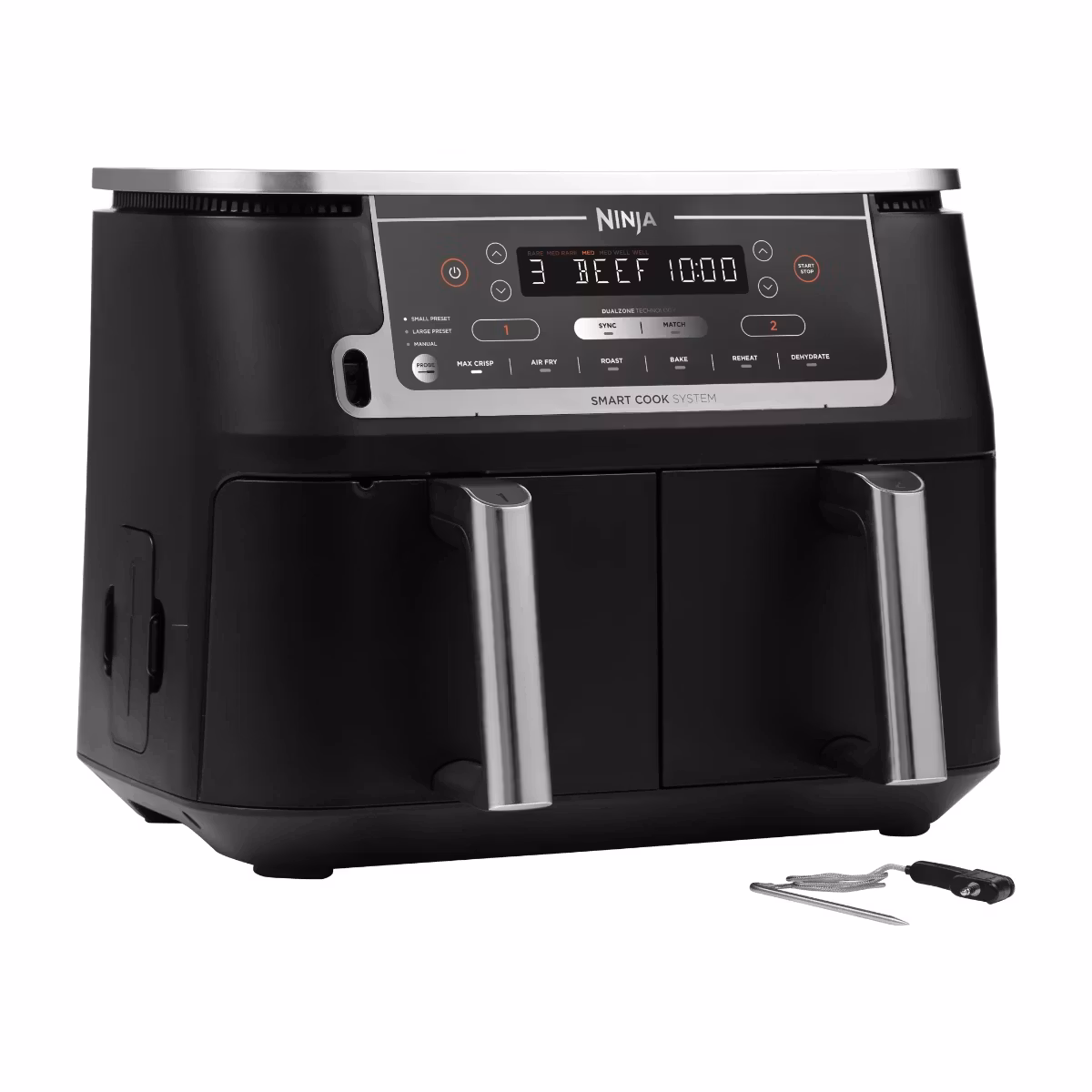 Ninja Foodi Max Dual Zone AF451EU Airfryer Svart
