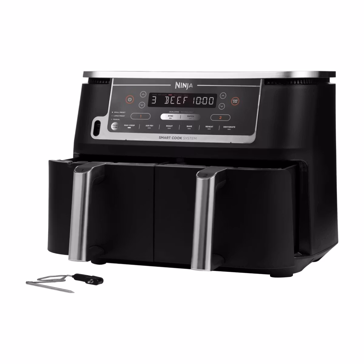 Ninja Foodi Max Dual Zone AF451EU Airfryer Svart