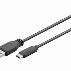 Goobay USB 3.0 A till USB-C 3 Meter Svart